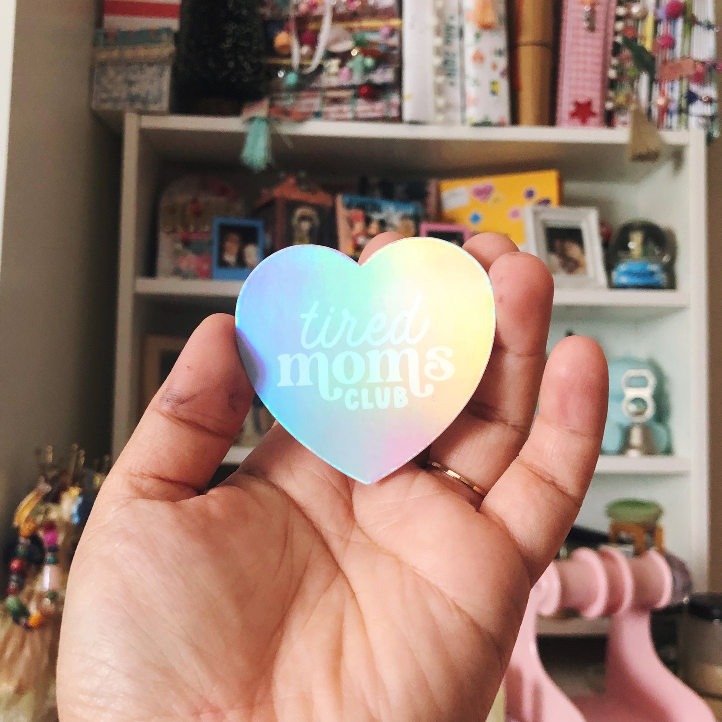 Tired Moms Clubs Vinyl Sticker