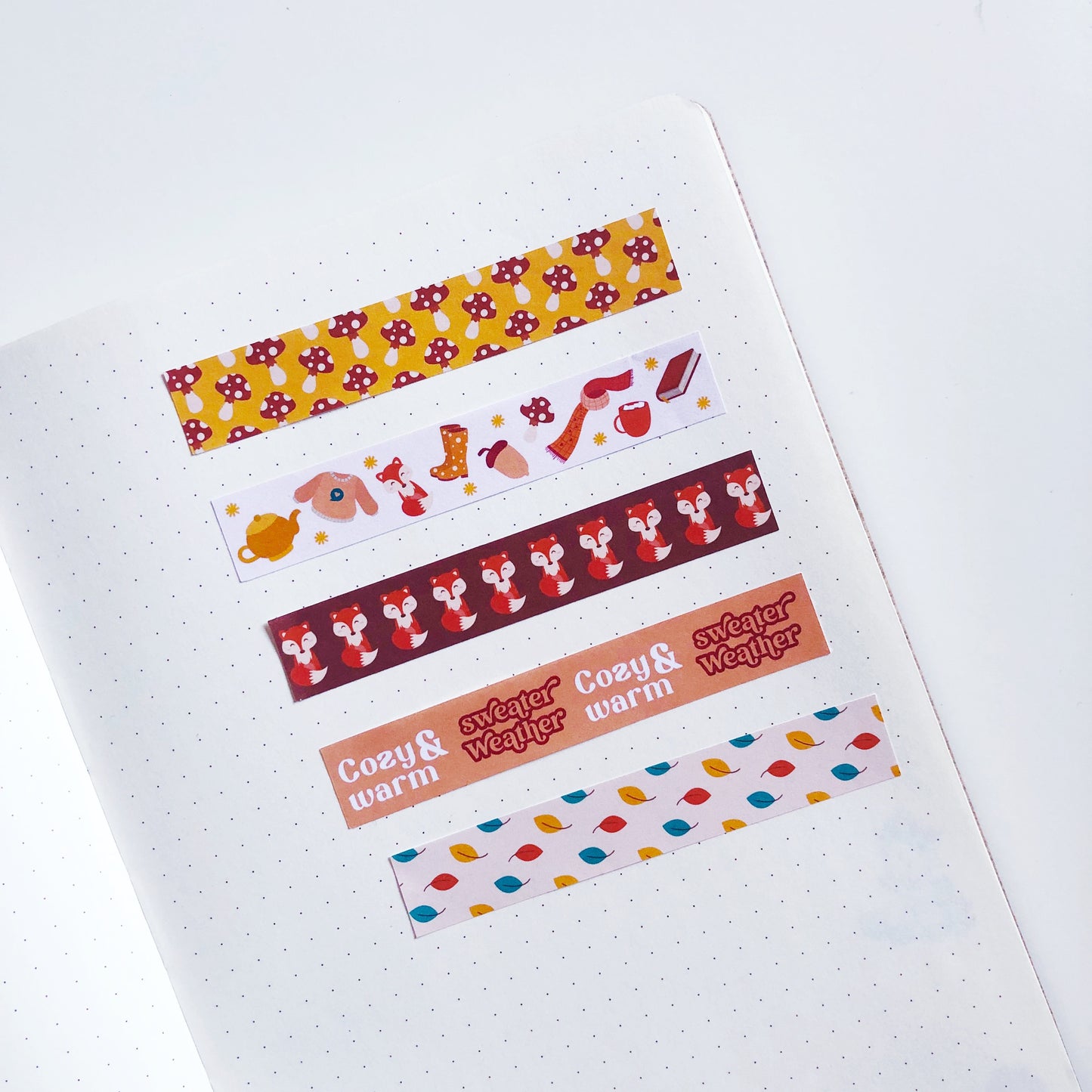 Cozy & Warm Washi Strips