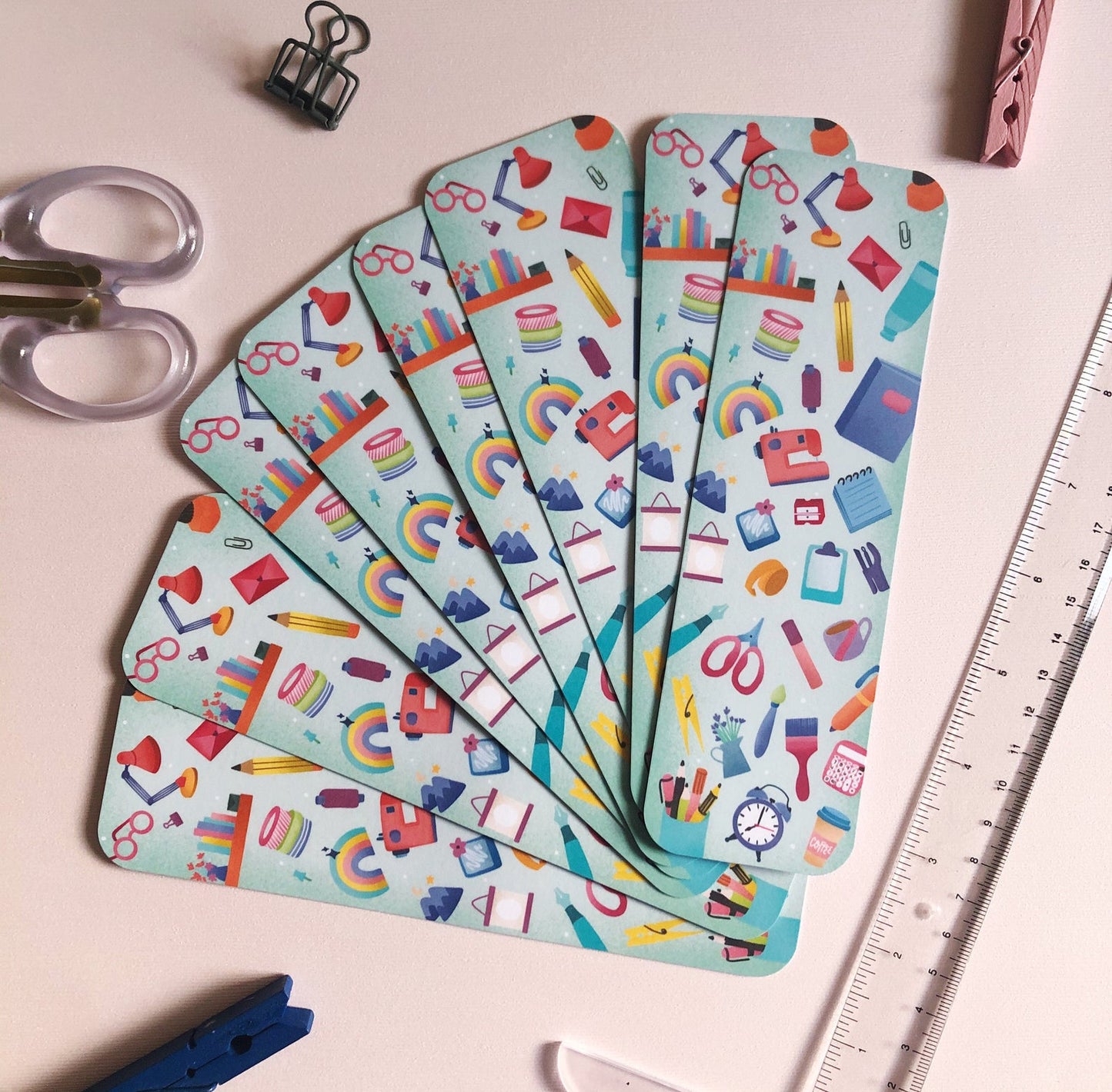 Craft Supplies Bookmark