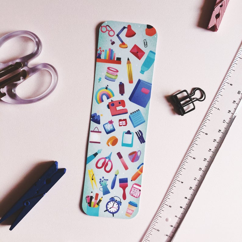 Craft Supplies Bookmark