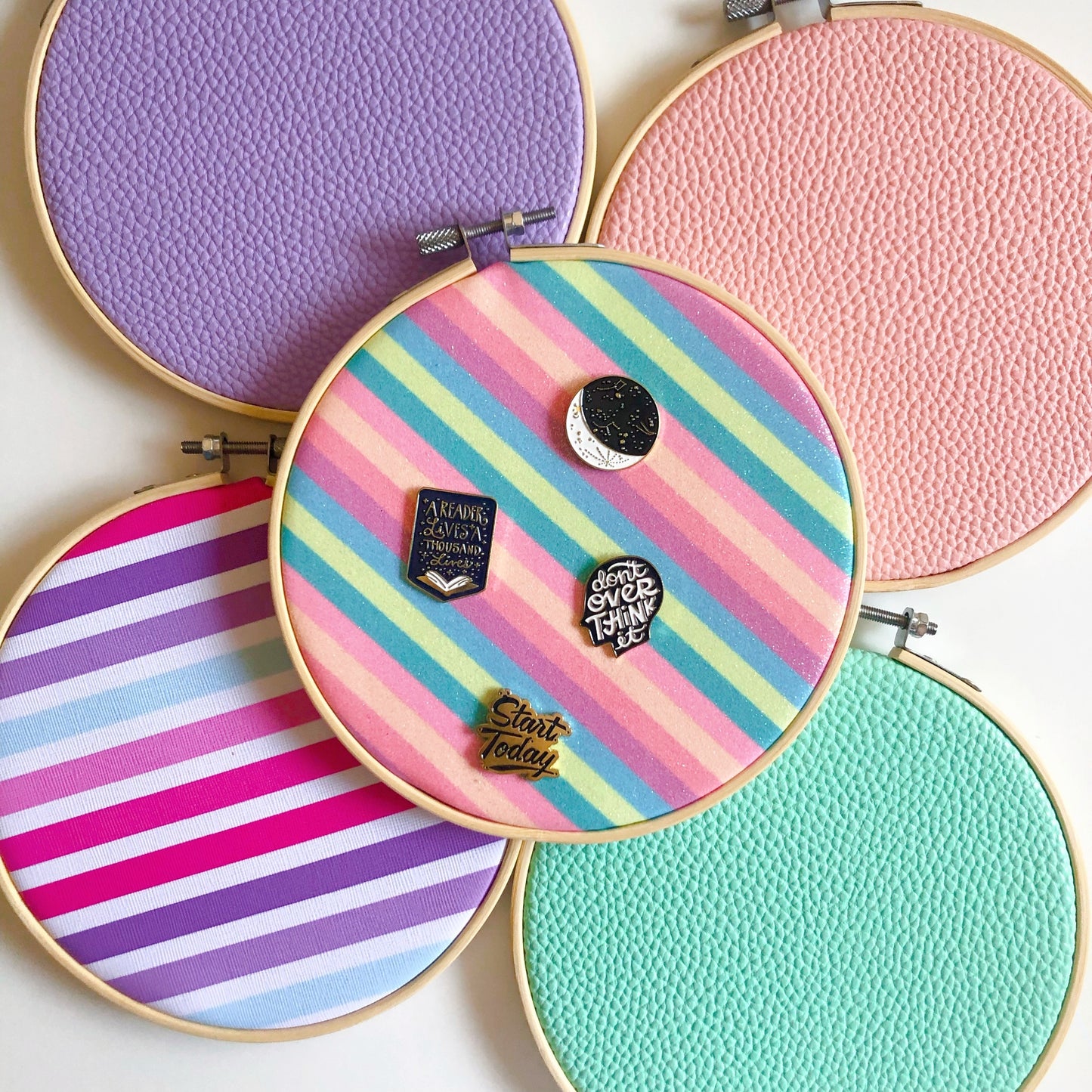 Light Pink Pin Hoop