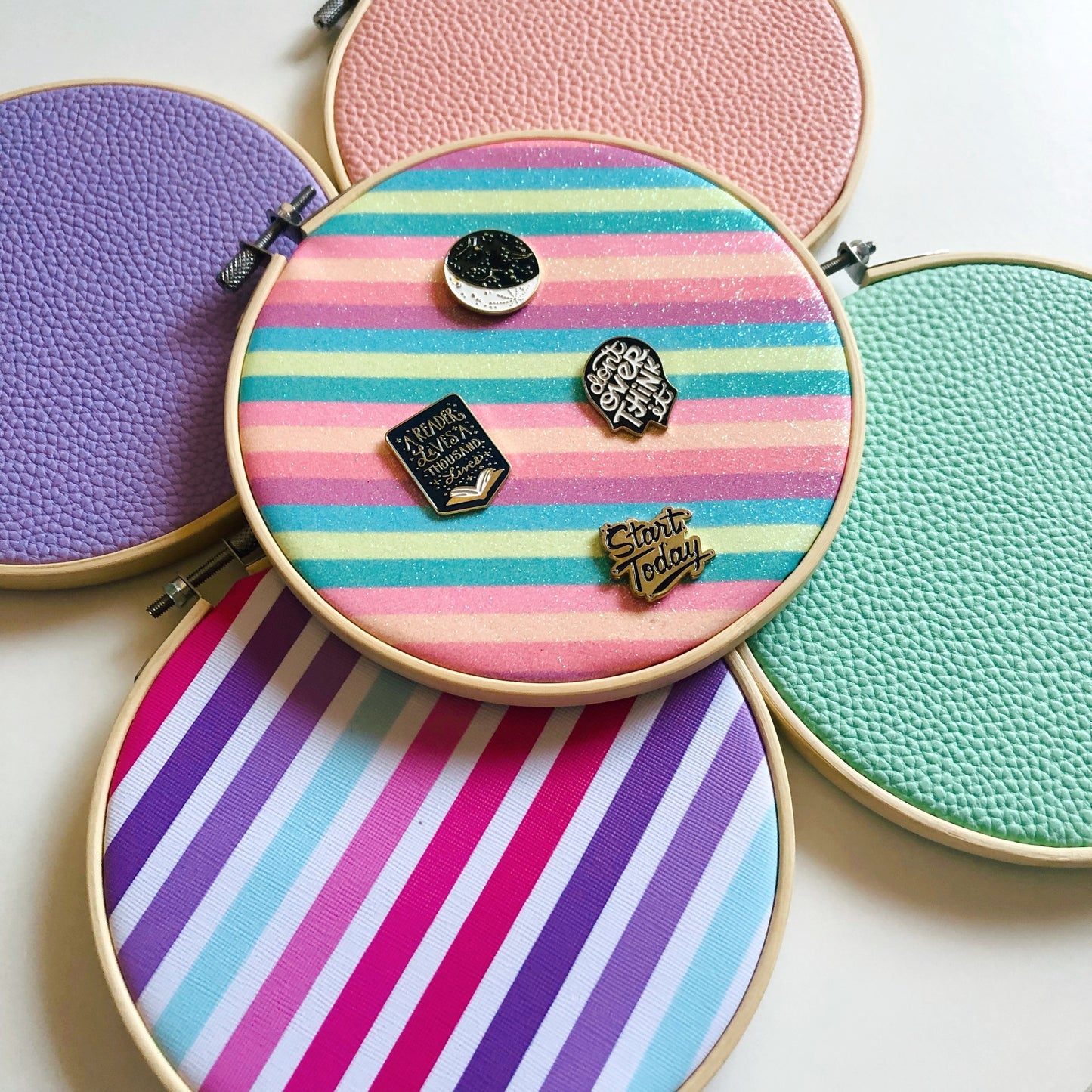 Light Pink Pin Hoop