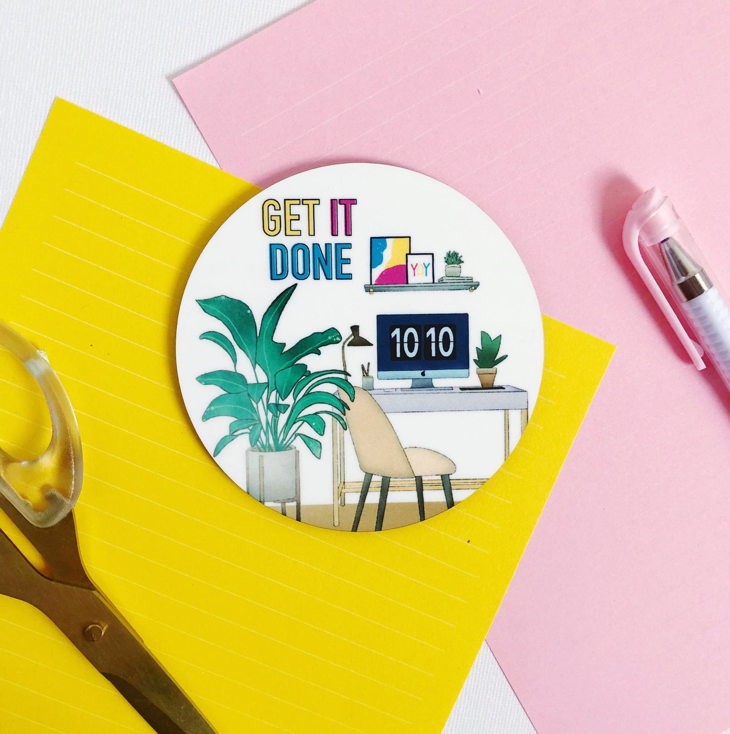 Get It Done Coaster
