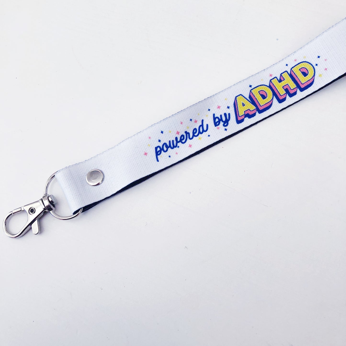 Powered by ADHD lanyard