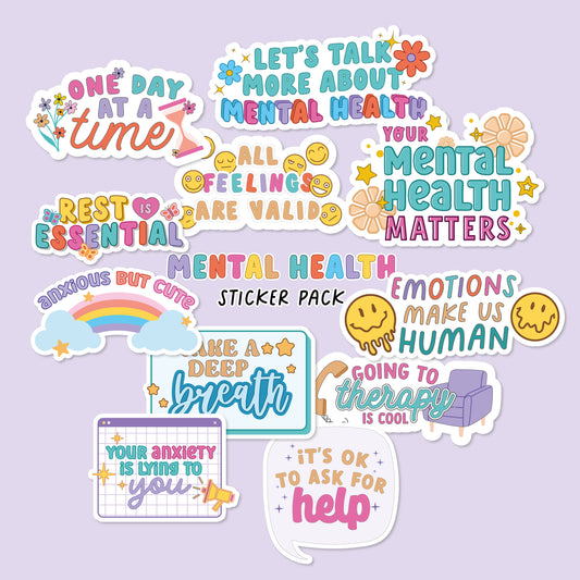 Mental Health Sticker Pack