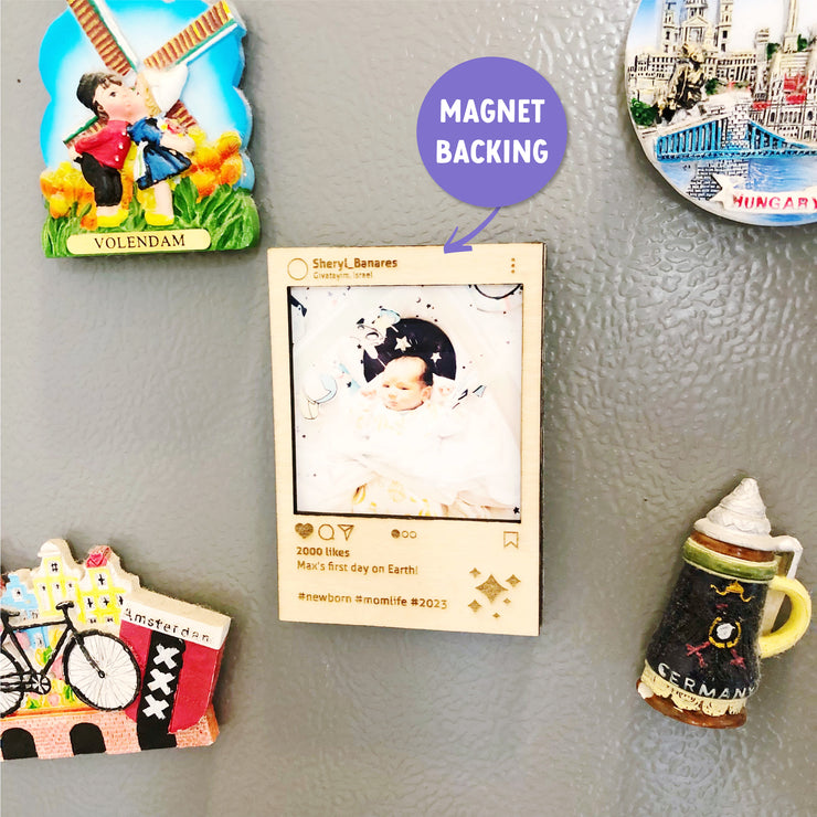 Personalized Wood Selfie Frame