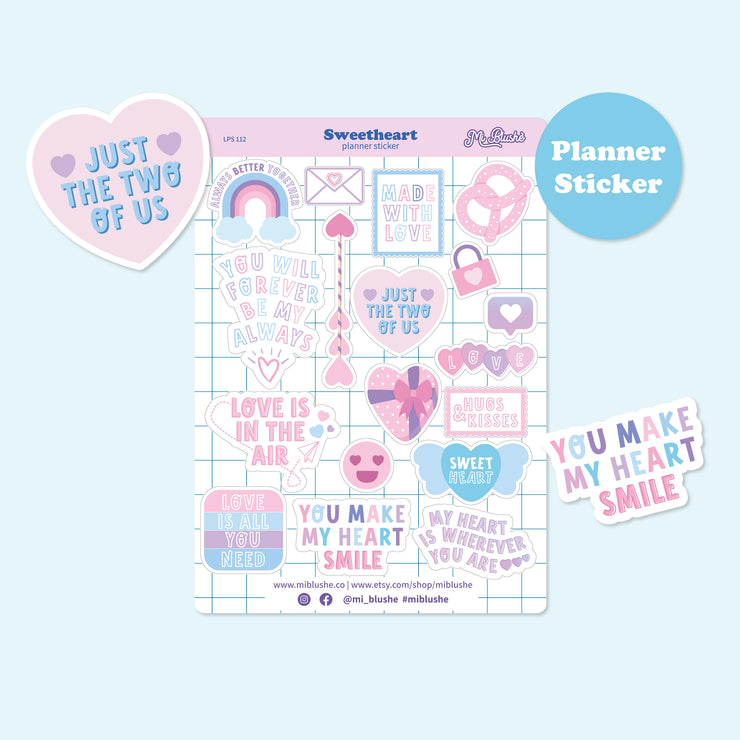 Sweetheart Planner Sticker