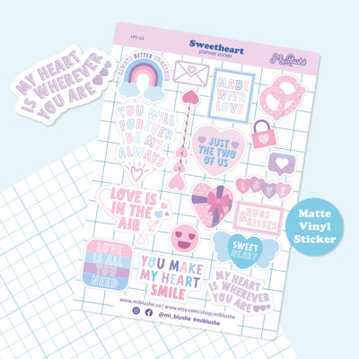 Sweetheart Planner Sticker