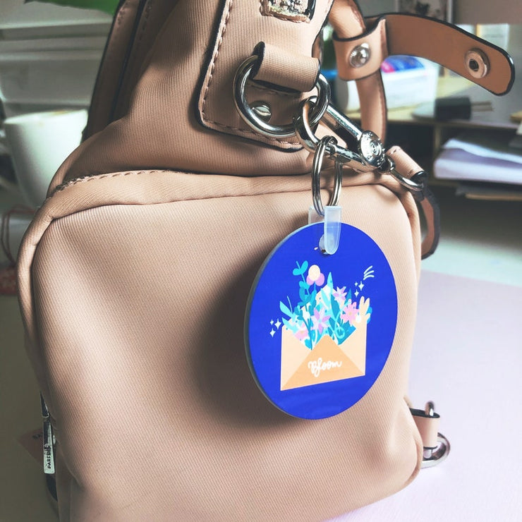 Flower Envelope Keychain