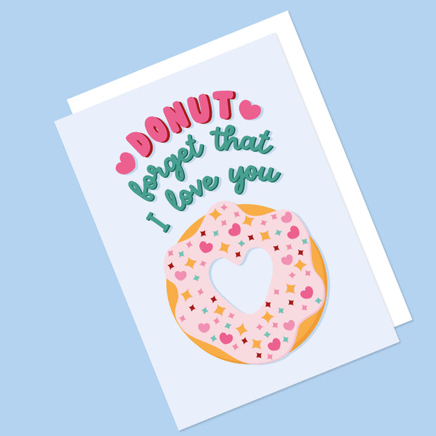 Donut Forget That I Love You Card