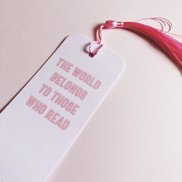The World Belongs to Those Who Read Bookmark