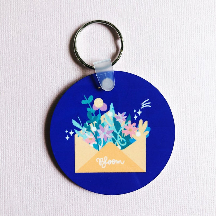 Flower Envelope Keychain