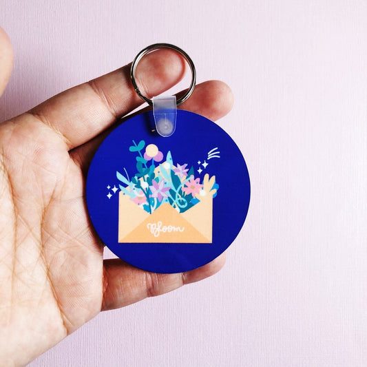 Flower Envelope Keychain