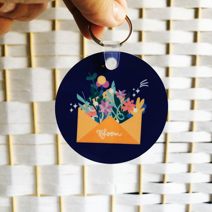 Flower Envelope Keychain