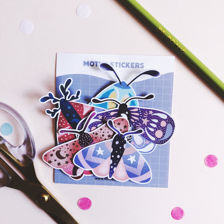 Moths Sticker Pack