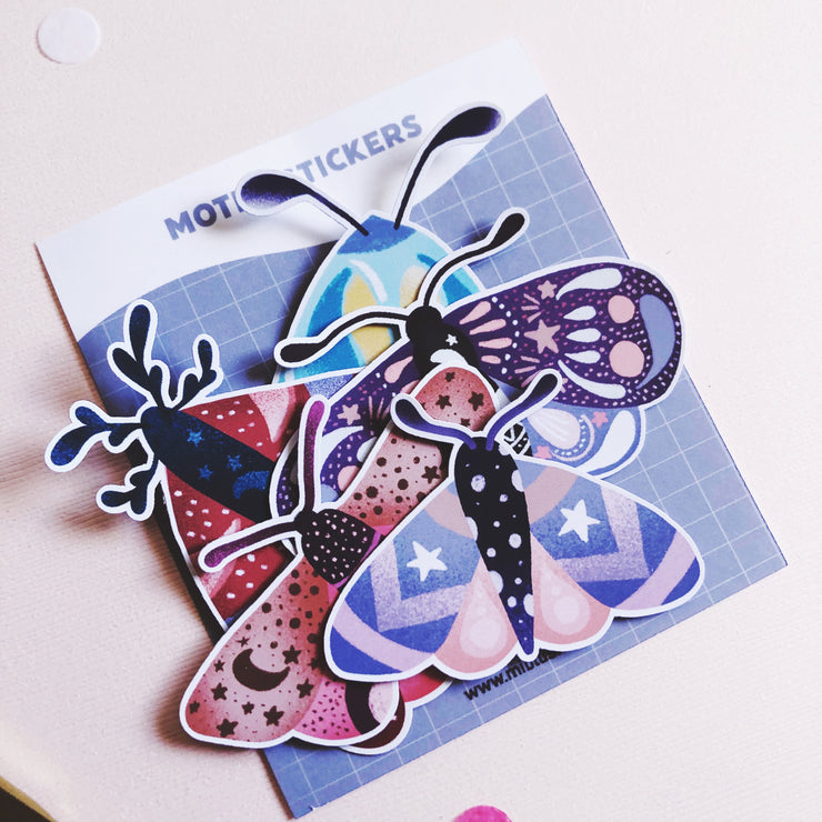 Moths Sticker Pack