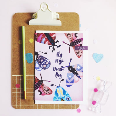 Fly High ,Dream Big Greeting Card