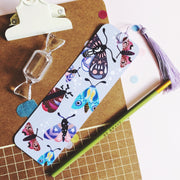 Moths Illustration Bookmark
