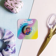 Dream Air Balloon Holographic Button