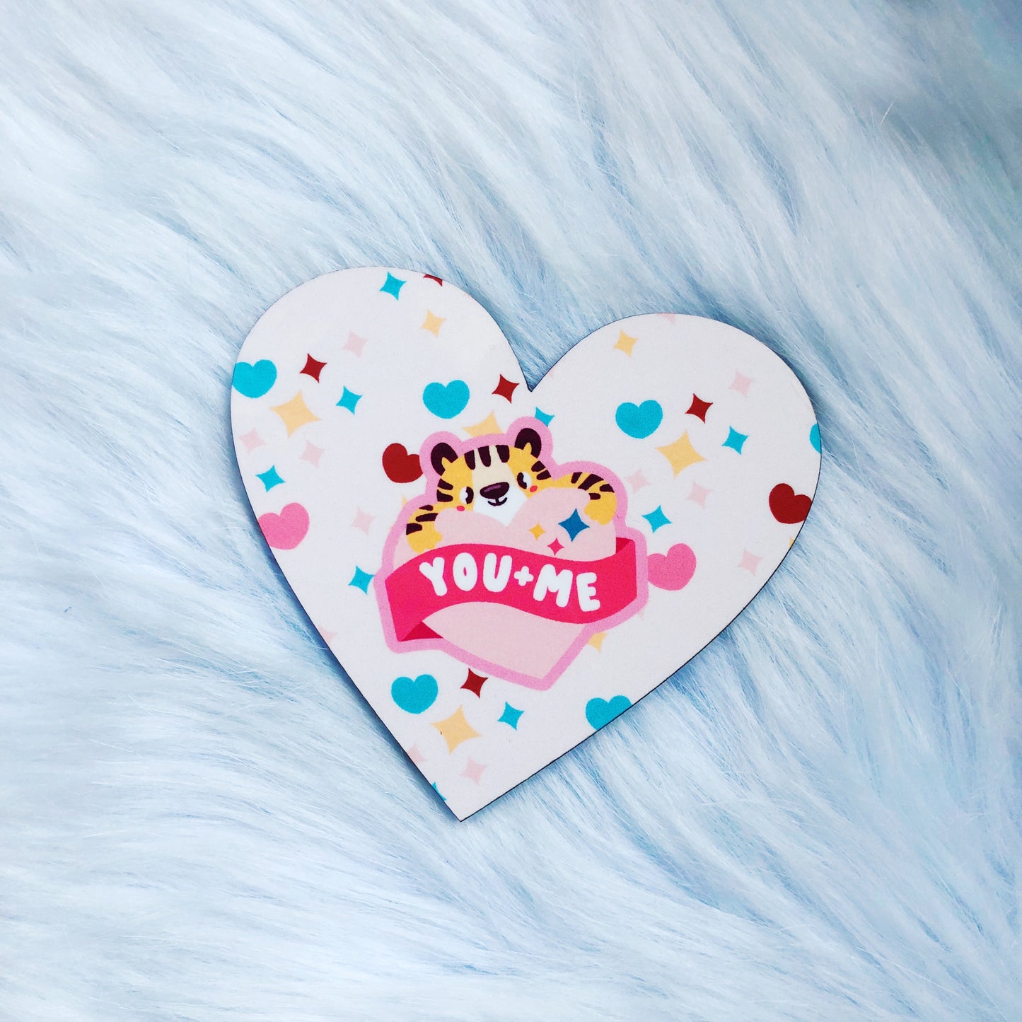 You + Me Heart Coaster