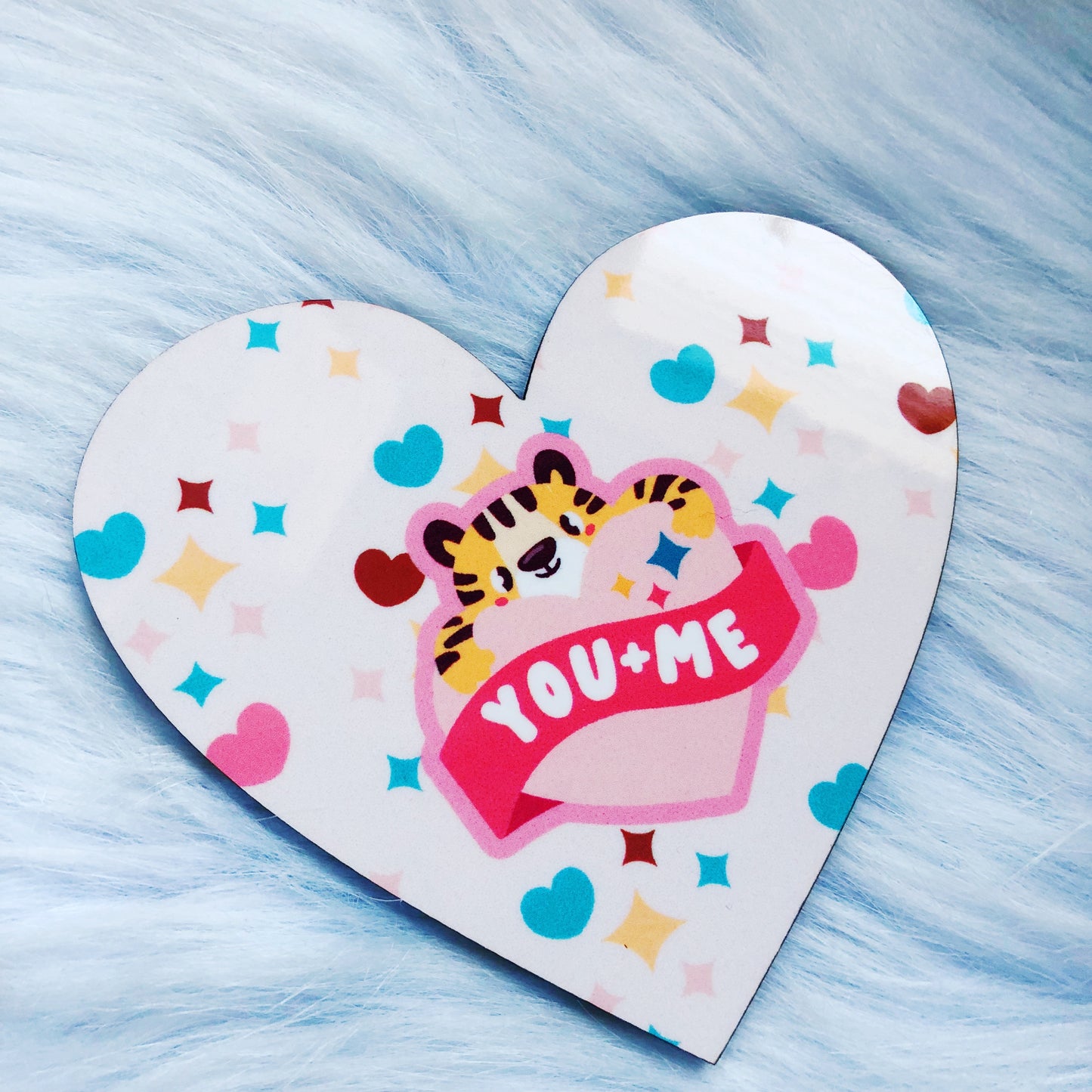 You + Me Heart Coaster