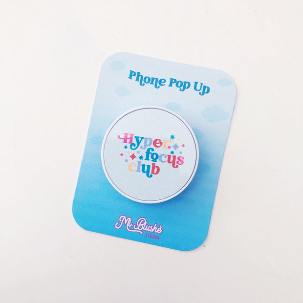 Hyperfocus Club Phone Pop Up