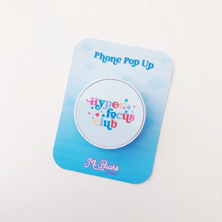 Hyperfocus Club Phone Pop Up