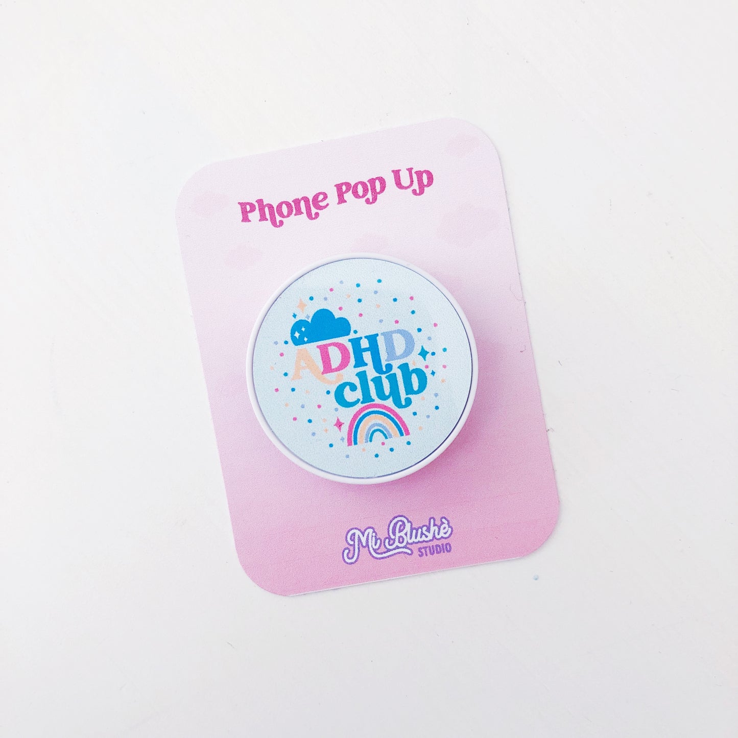 ADHD Club Phone Pop Up