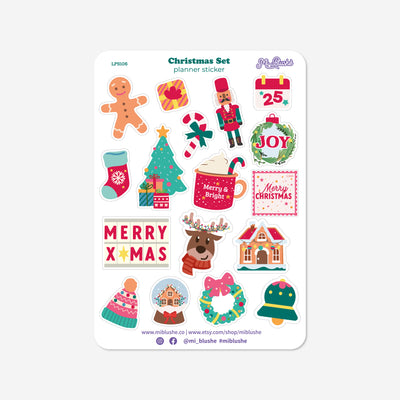Christmas Set Planner Sticker