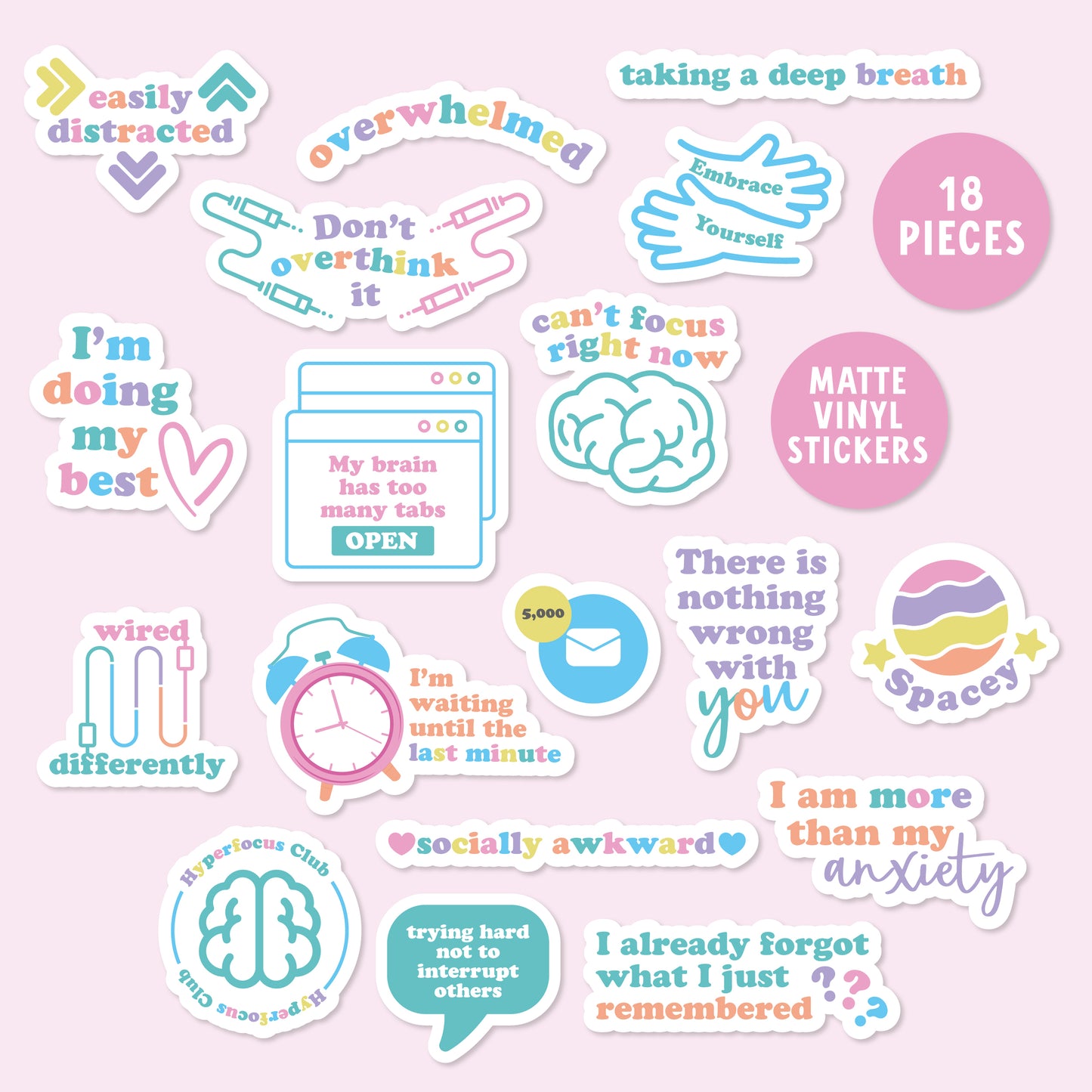ADHD Sticker Pack