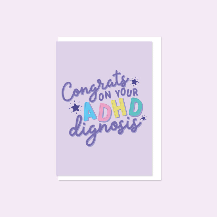 Congrats on Your ADHD Diagnosis Greeting Card