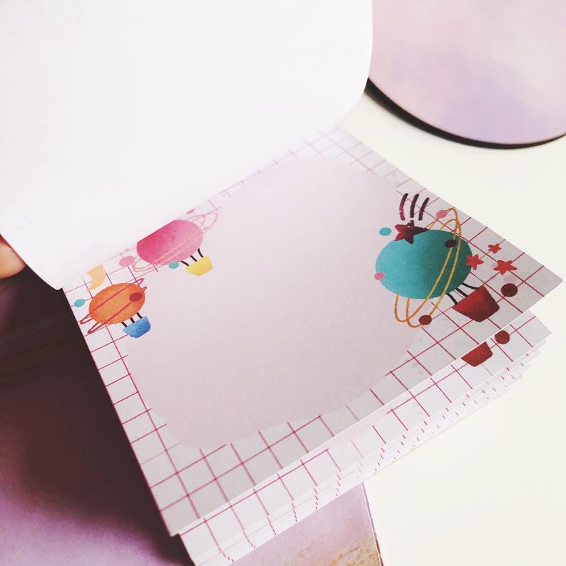 Hot Air Balloon Memo Pad