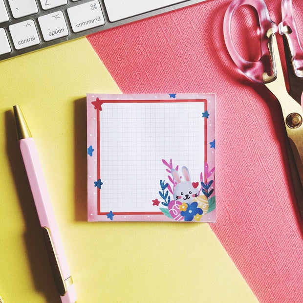 Easter Bunny Memo Pad