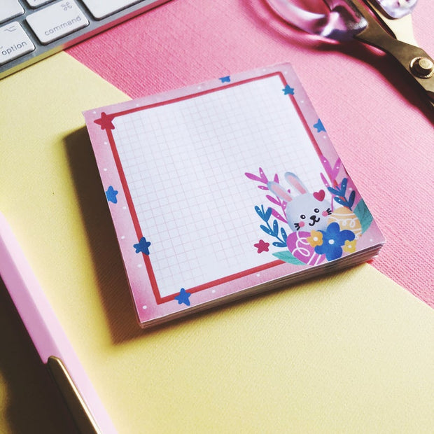 Easter Bunny Memo Pad