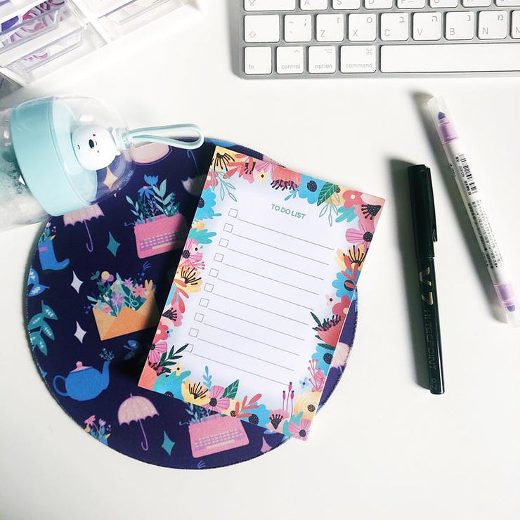 To Do List Bloom Flower Notepad