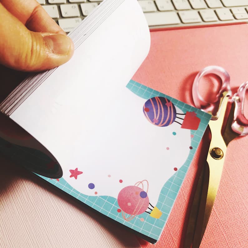 Hot Air Balloon Notepad