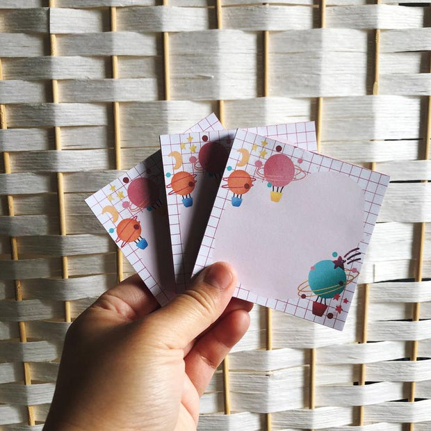 Hot Air Balloon Memo Pad