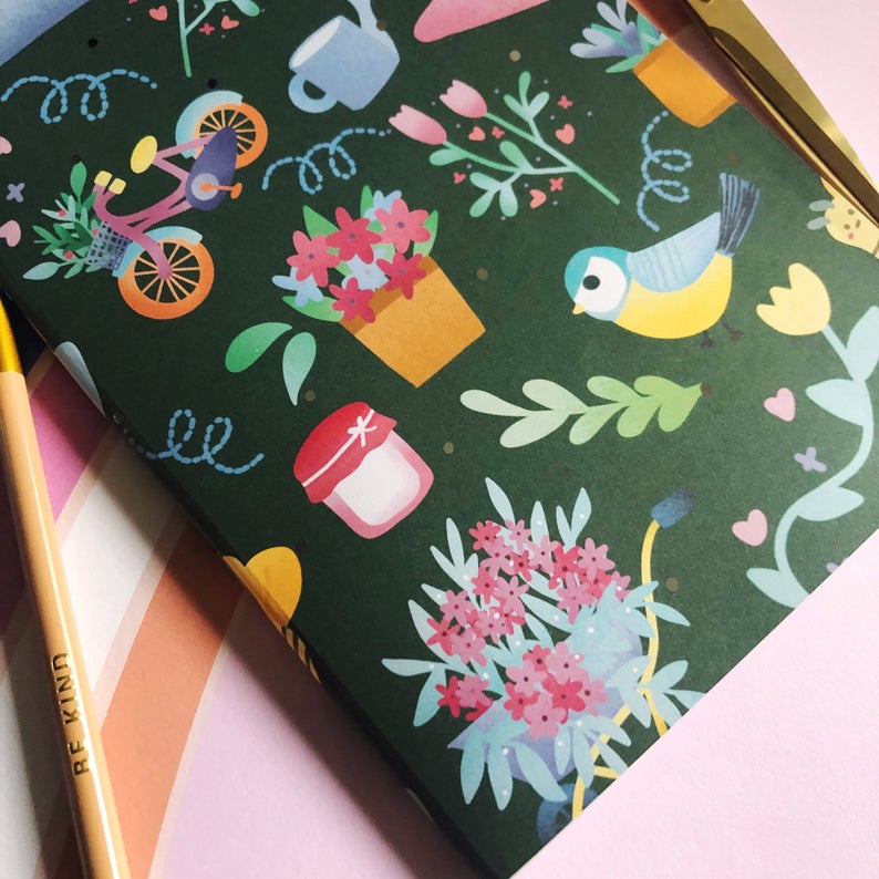 Spring Garden Notebook