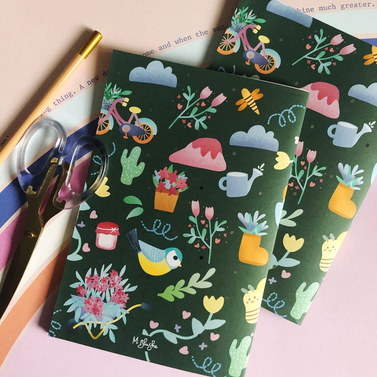Spring Garden Notebook