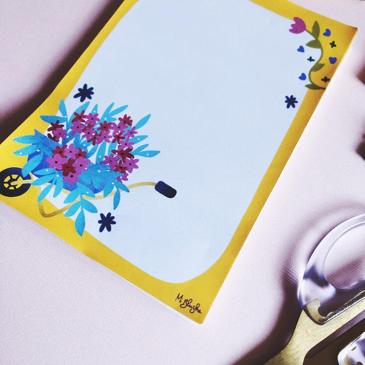 Spring Garden Notepad