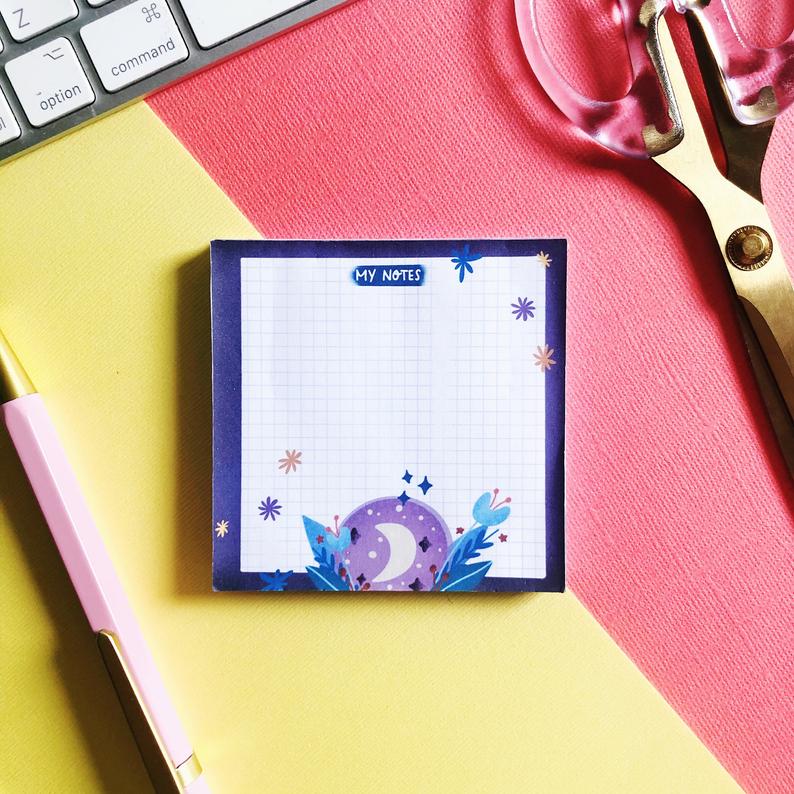 Magic Moon Memo Pad