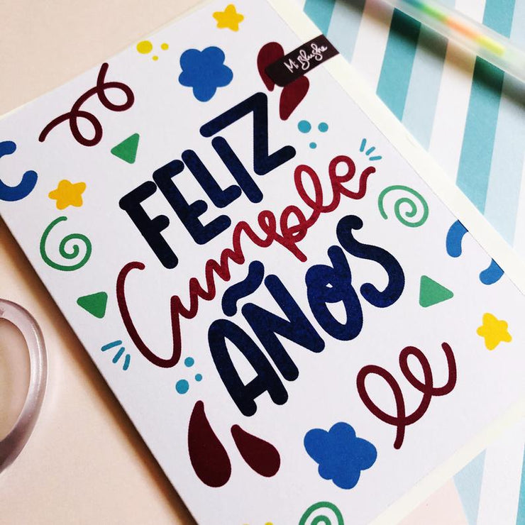 Feliz Cumple Años Greeting Card