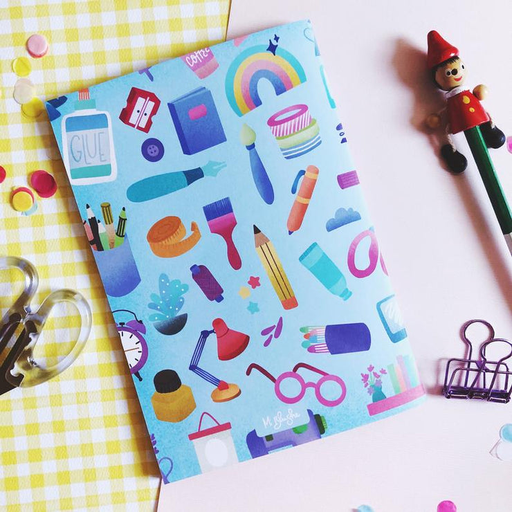 Crafty Colorful Notebook