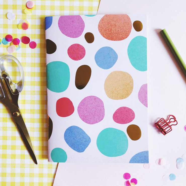Pebbles Foil Notebook