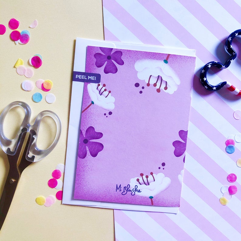 Maligayang Kaawaran Pink Foil Greeting Card