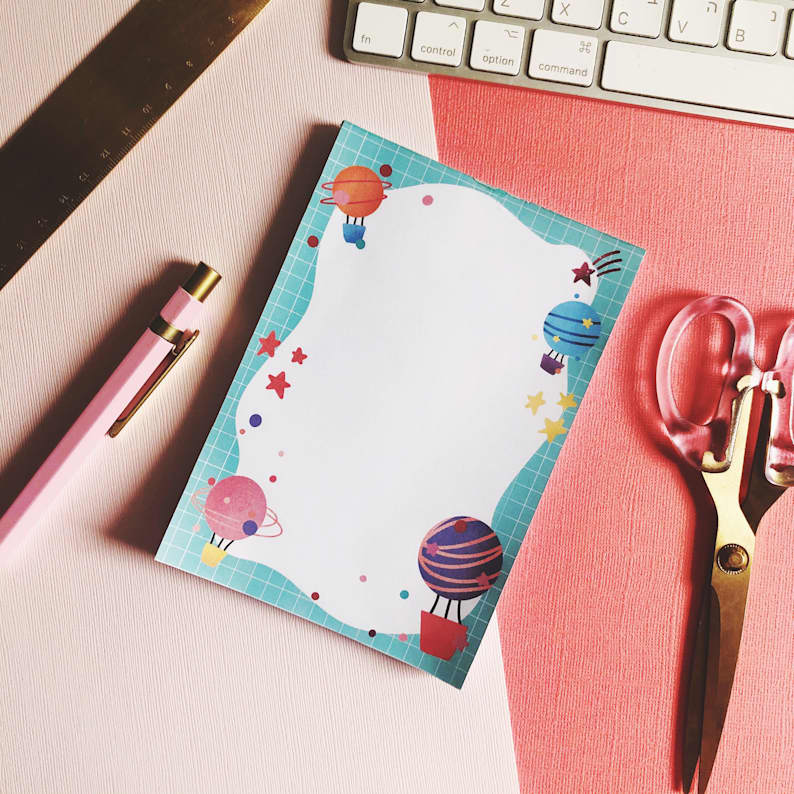 Hot Air Balloon Notepad