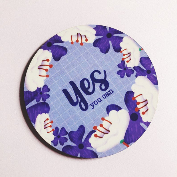Yes You Can Coaster
