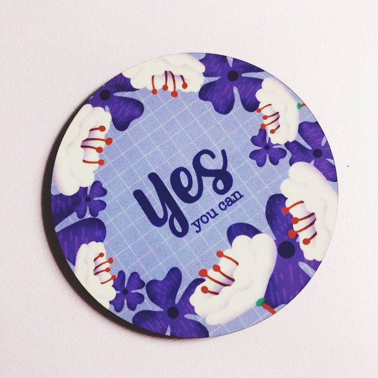 Yes You Can Coaster