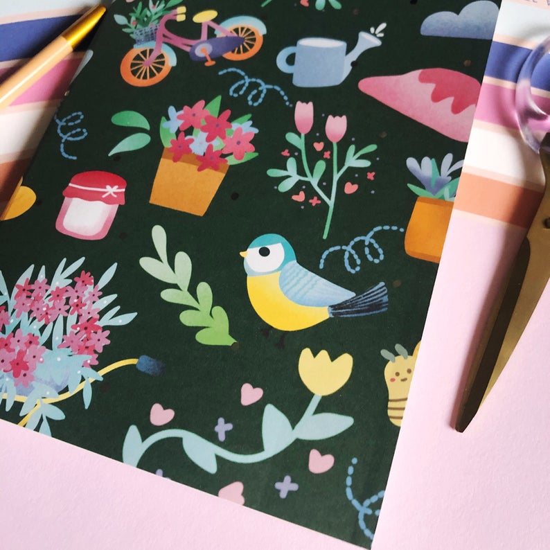 Spring Garden Notebook