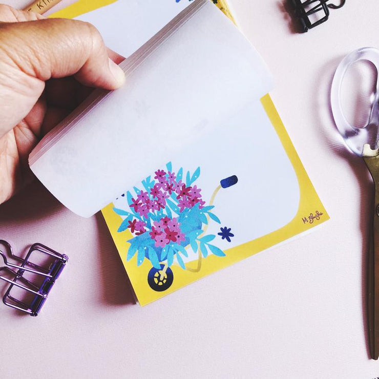 Spring Garden Notepad